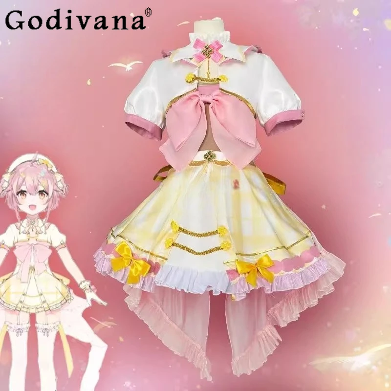 لعبة أنيمي التافي فستان بنات كوس زي حفلة زي الهالوين التأثيري فستان نسائي لعب دور الملابس مجموعة كاملة جديدة