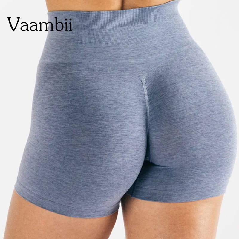 2022 Dames Sportshorts met hoge taille Naadloze trainingsshorts Scrunch Butt Fitnessshorts Dames sport korte broek Gymkleding