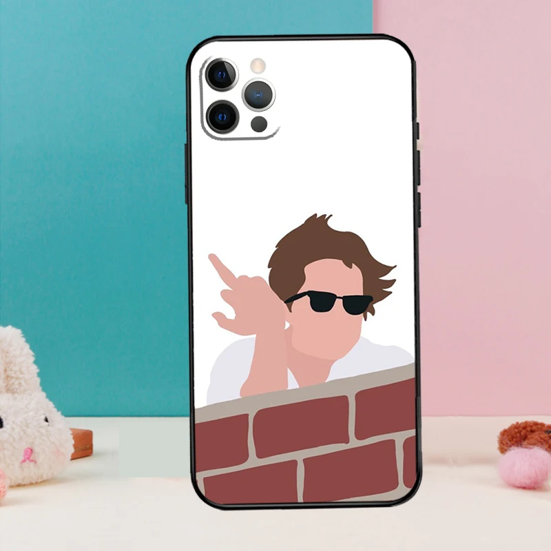 Robert Pattinson Funny Meme Case For iPhone 14 13 12 11 15 16 Pro Max Mini Plus X XR XS Max Bumper Soft Cover