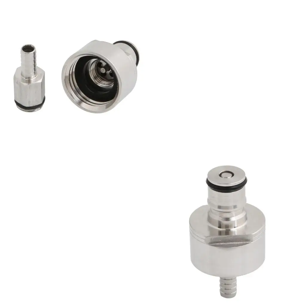 Stainless Steel Carbonation Cap Counter Pressure Bottle Filling with 5/16