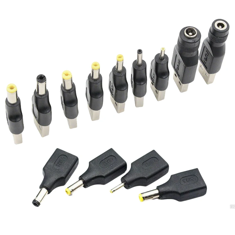 

USB A to DC Plug Power Converter Female to Male Port adapter 5525 5521 4817 4017 5517 2507 3011 35135 Jack Connector