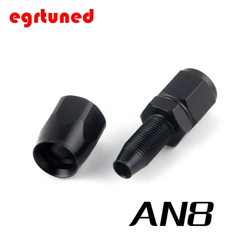 Aluminum AN4 6 8 10 forged type swivel Hose End Fitting Adapter Oil cooler Fuel Line Straight 90 Degree