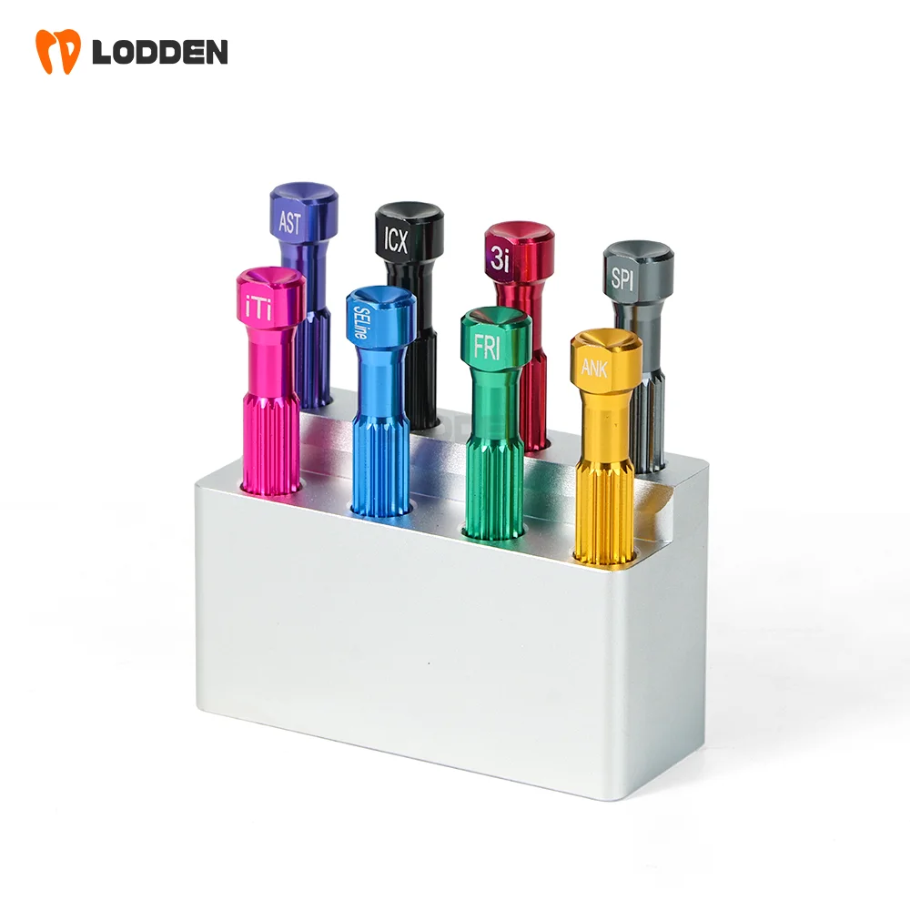 Afbeelding 5: LODDEN Tandtechnisch Schroevendraaierset Implantaat Hulpmiddelen voor ICX 3I SPI CAD/CAM Tandtechnisch Laboratorium Accessoires