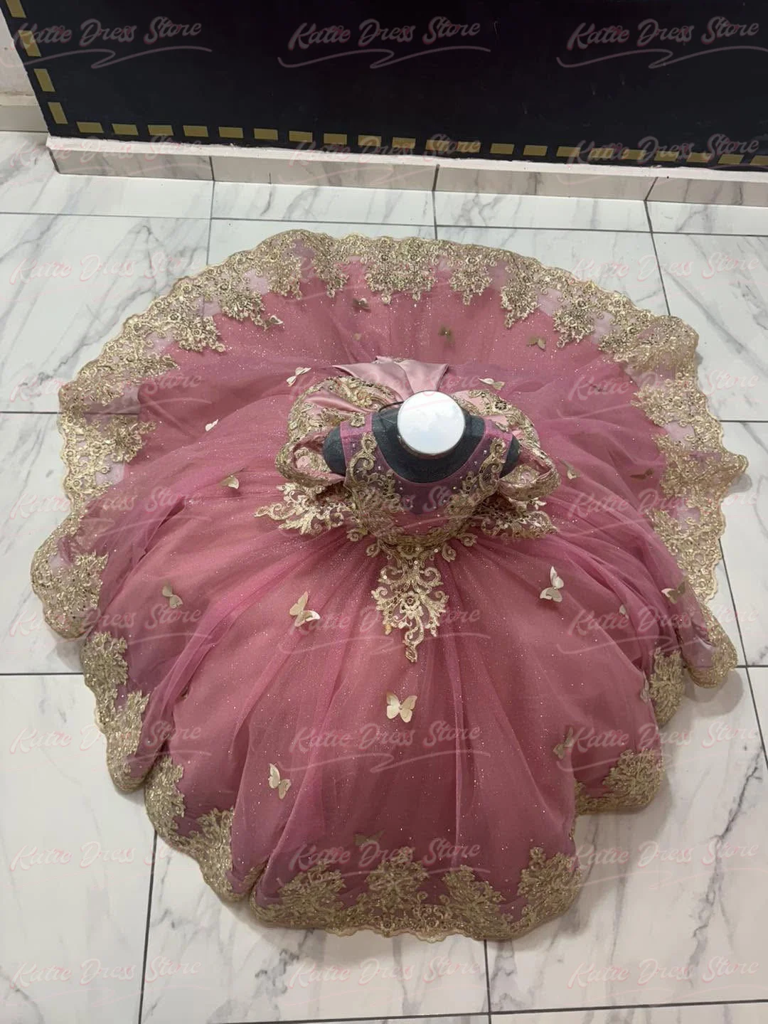 Elegant Pink Flower Girl Dress For Wedding Tulle Puffy Sleeveless Bow Kids Birthday Party First Communion Ball Gowns Customized