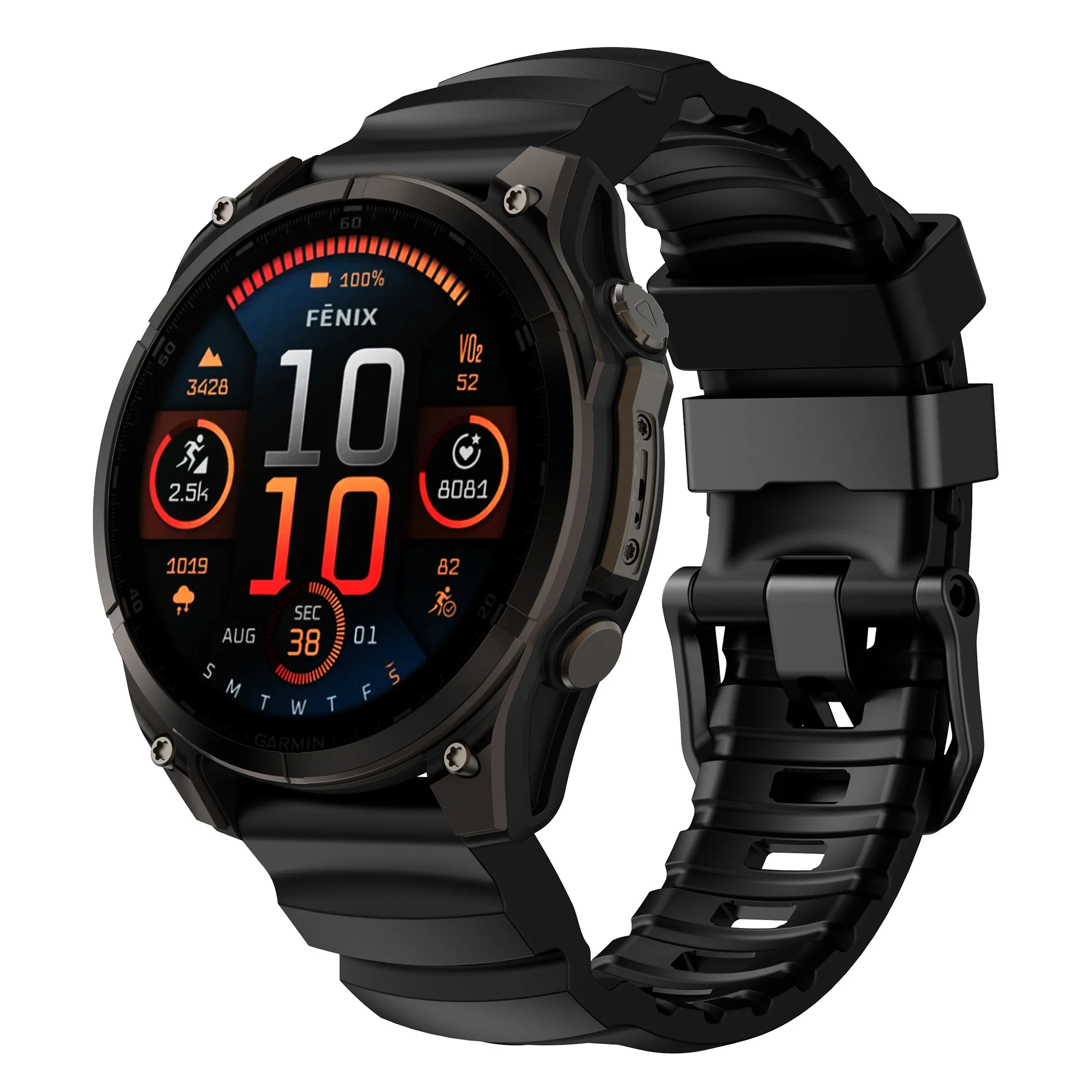 Correa deportiva de silicona de 22mm y 26mm para Garmin Tactix8/Fenix 8, banda de 51mm y 47mm para Garmin 7X Pro/Enduro/Instinct 3/Forerunner 970-965
