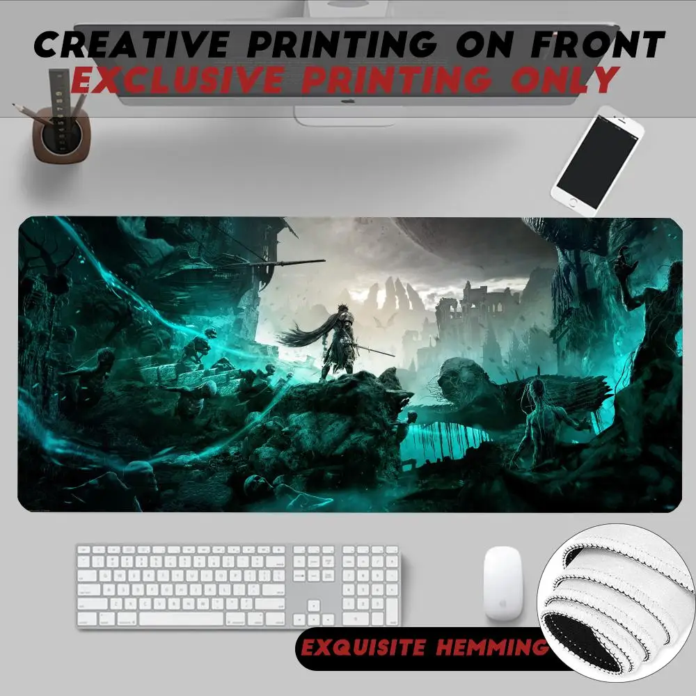 

Mouse Pad Non-Slip Rubber Edge locking mousepads Game play mats video game Lords of the Fallen for notebook PC computer