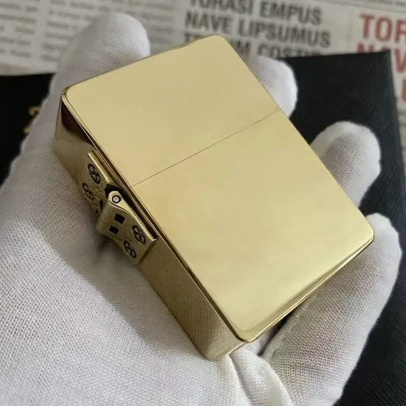 Zorro  915S Brass Armor Kerosen Lighter Hand-carved Old Three-dimensional Relief Retro Old-fashioned Grinding Wheel
