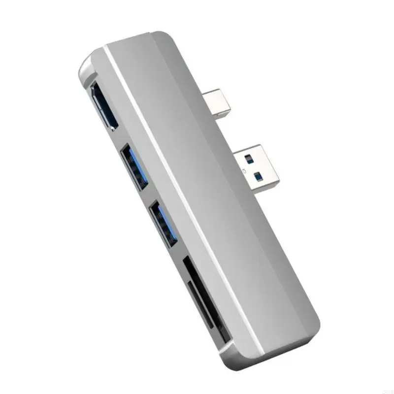 20CB محطات مراكز USB المحمولة المحمولة لـ Pro4 5 6 مع منفذ 4K@30Hz و USB