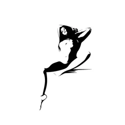 Car Sticker Funny Sleeping Comfortable Girl Modeling PVC Auto Motorcycle Sunscreen Waterproof Fashion Exquisite Decal Decor