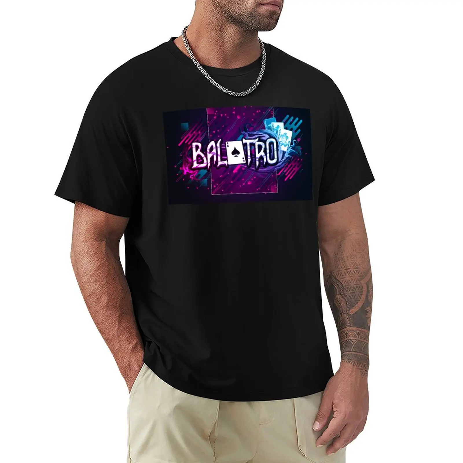 

Balatro Modern Graphic Design T-Shirt Light Athletic Short Sleeve Tee Shirt