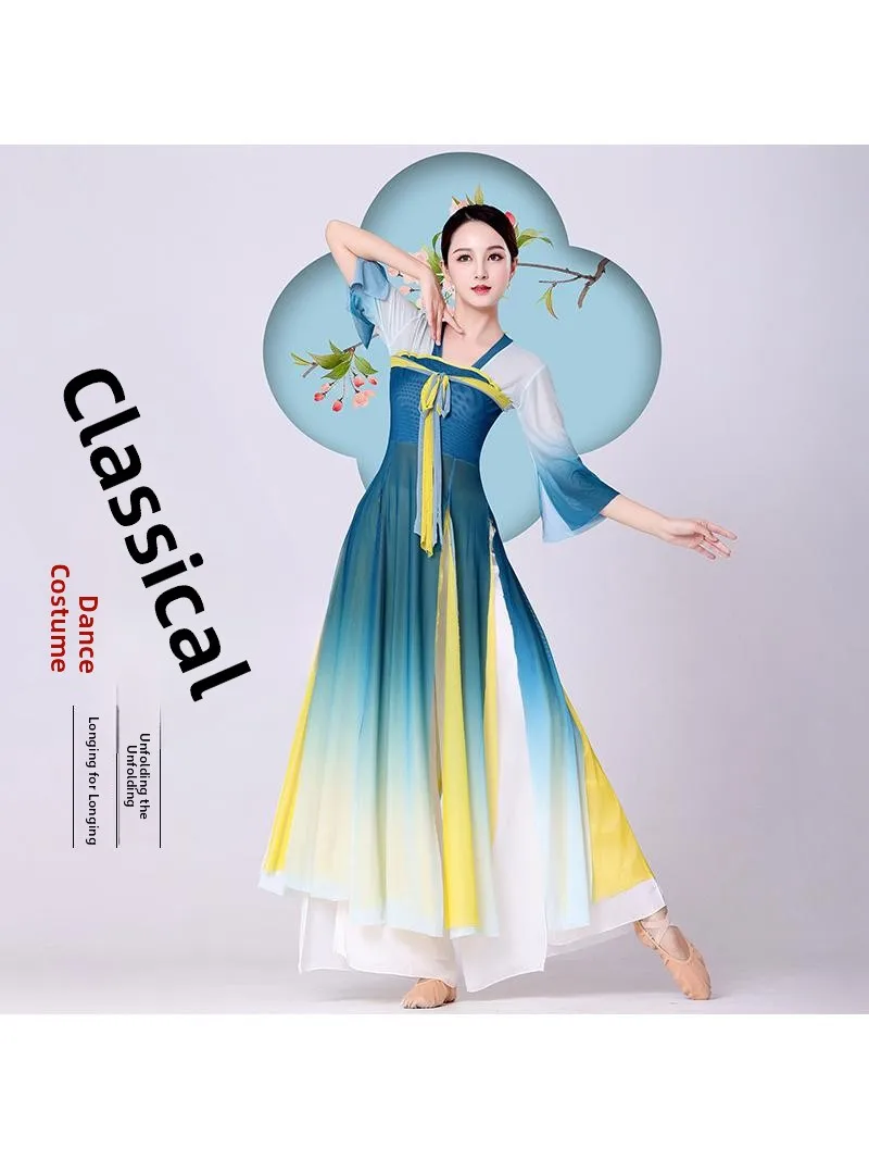 elegant-long-classical-dance-costume-women's-flowing-fairy-atmosphere-shawl-hanfu-style-performance-suit-seven-sleeve-polyester