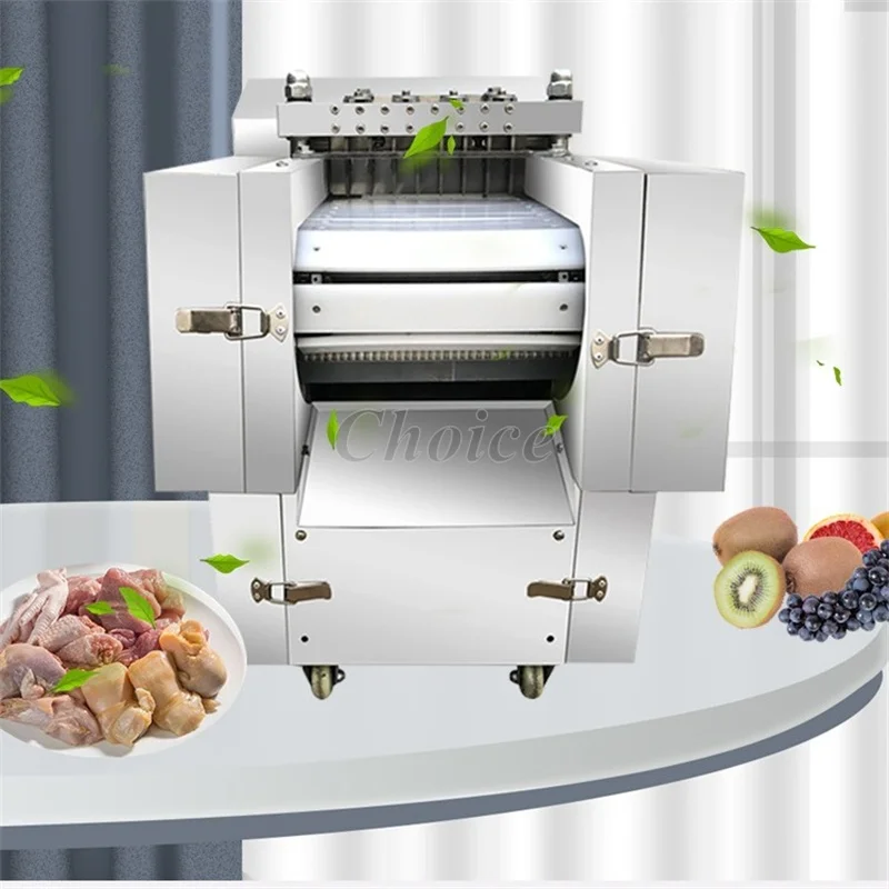 Commercial Frozen Duck Beef Pork Cube Cutter Big Meat Dice Cutting Machine Meat Cube Dicer Electric Bone Chicken Dicing Maker