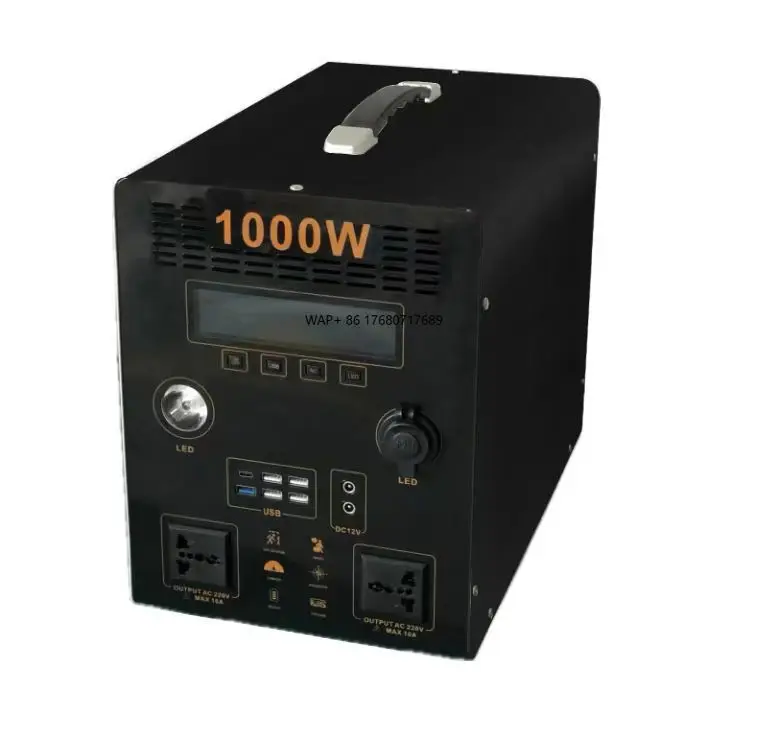 

AL-B 1000W energy storage system with 100W-200W solar photovoltaic panels, suitable for energy storage