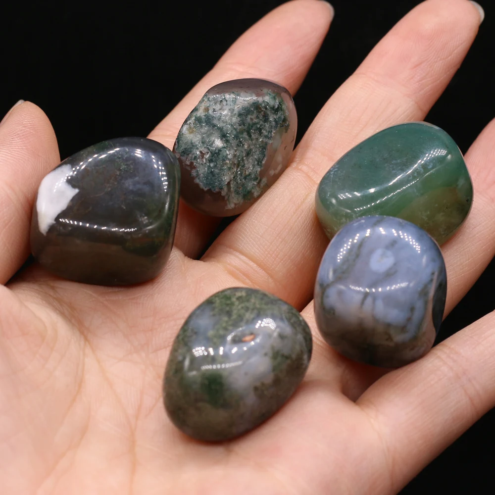 25PCS Reiki Healing Natural Rose Quartz Agate Unakite Irregular Beads Ornament Making DIY Jewelry Energy Gem Home Decor Gift