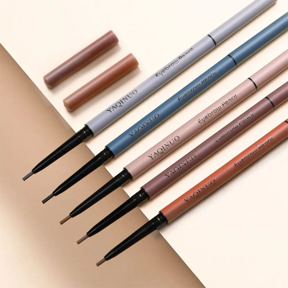 Waterproof Double-Ended Eyebrow Pencil Professional Sweat-proof Ultra Fine Makeup Up No Fading Not Blooming Eyebrow Tint Women