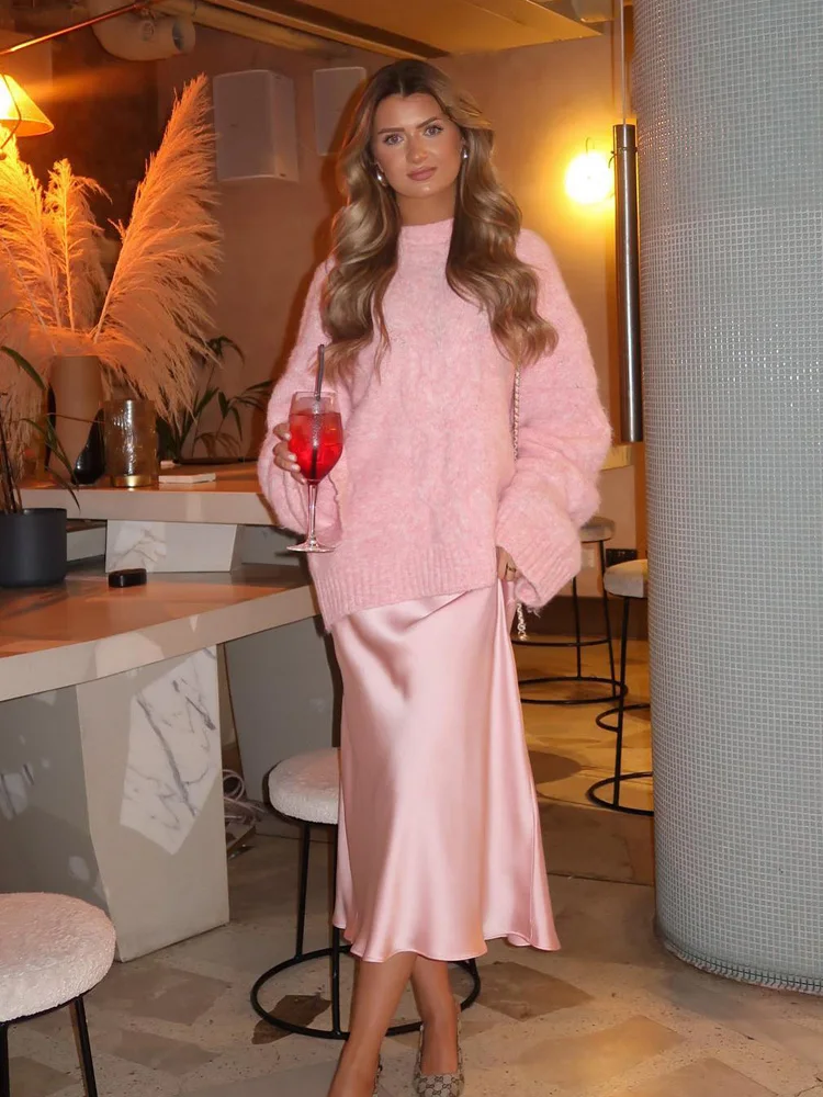 

HH женские модные однотонные длинные юбки с высокой талией женские элегантные винтажные повседневные шикарные драпированные складные тонкие вечерние юбки уличная одежда