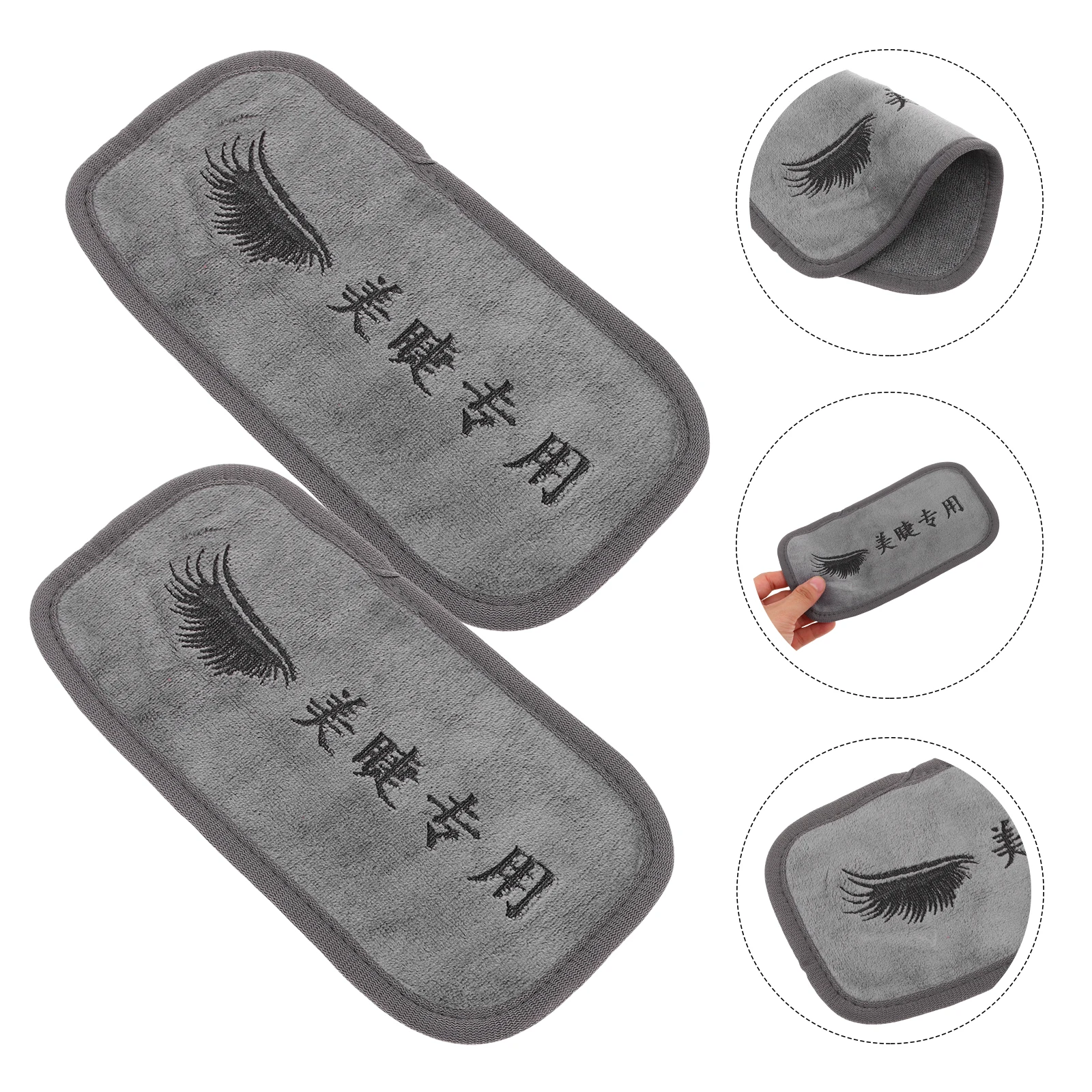 

10 Pcs Extension Pad Beautiful Eyelash Turban Long Staple Cotton Beauty Accessories