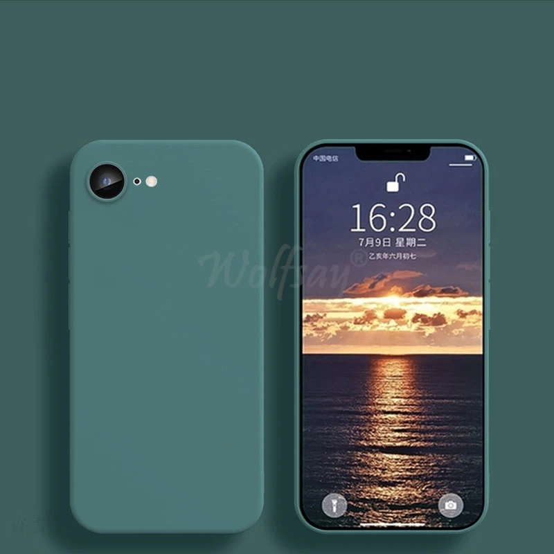 Für iPhone 17 E Hülle Flüssigsilikon Einfarbiger Gummi Für iPhone 17 E Hülle TPU Sturzschutz-Schutzhülle Für iPhone 17e 16e Hülle – Detail 17