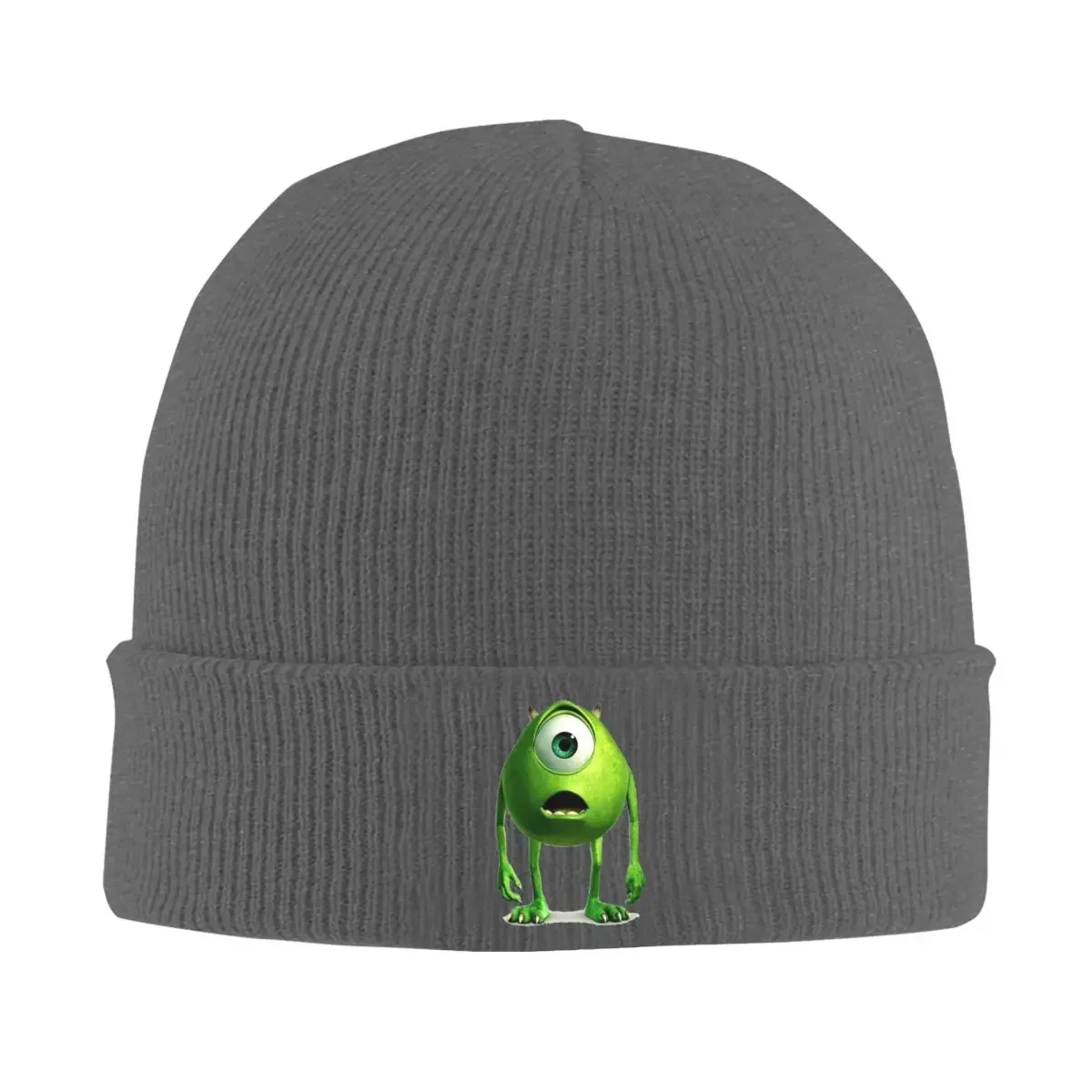 

Теплая вязаная шапка Monsters Inc, шляпа в стиле хип-хоп, осенне-зимние уличные шапки, шапки для взрослых унисекс