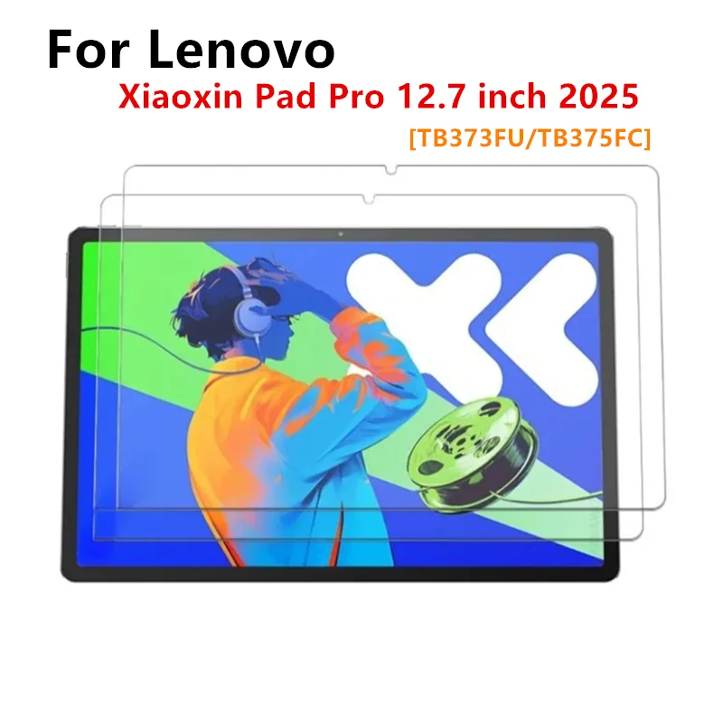 2PCS Tempered Glass Film For Lenovo Xiaoxin Pad Pro 12.7 inch 2025 HD Scratch Screen Protector TB373FU/TB375FC 12.7