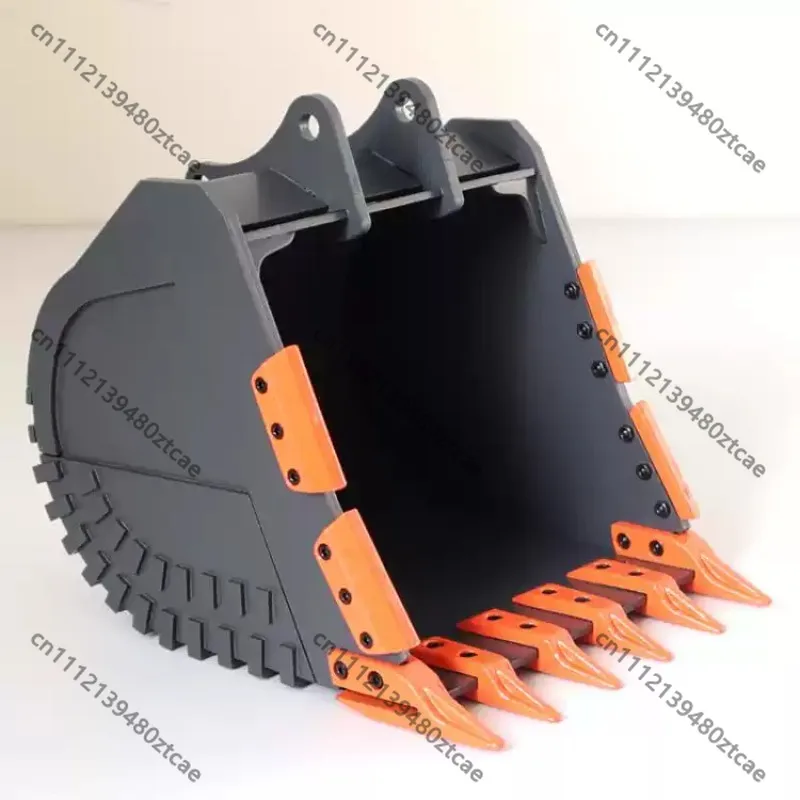 Narrow Bucket, Wide Bucket & Ripper Rock‑Digging Bucket, Spare‑Part for 1/14 RC Hydraulic Excavator Model, Hobby Accessory