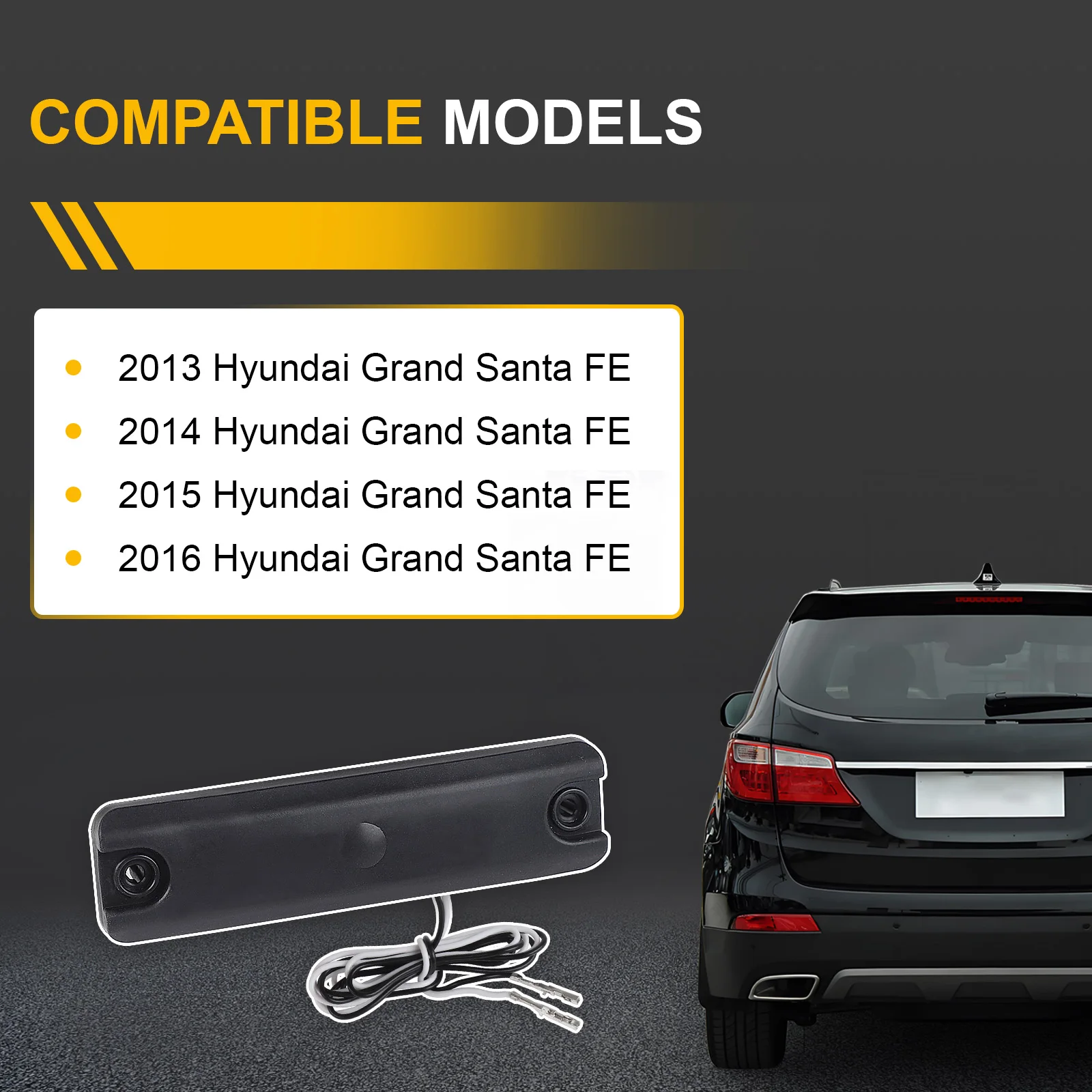 CNSPEED 812602W000 81260-A1000 Outside Trunk Lid Lock Release Handle Switch For Hyundai Santa Fe XL4 2013-2019 Tailgate Switch 5