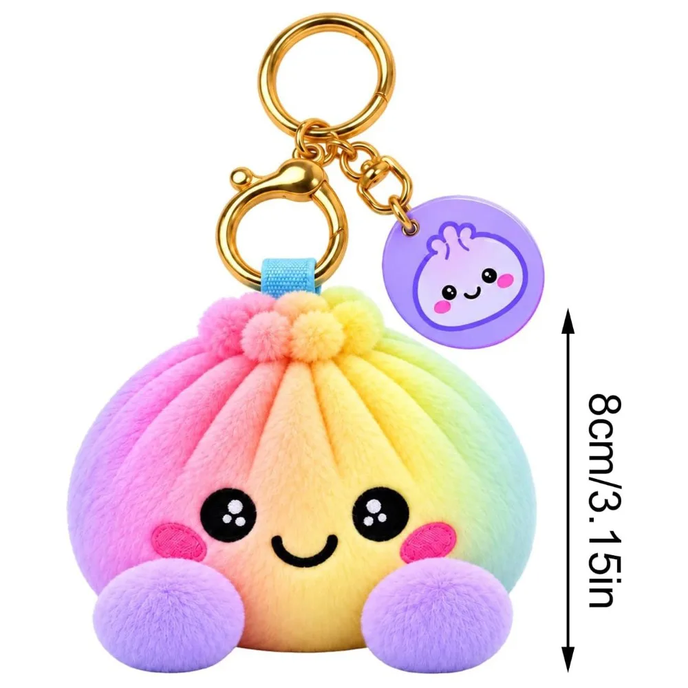 Funny Gift Soft Stress Ball Keychain Squishy Food Shaped Fidget Key Ring Realistic Cute Stress Relief Pendant Backpack