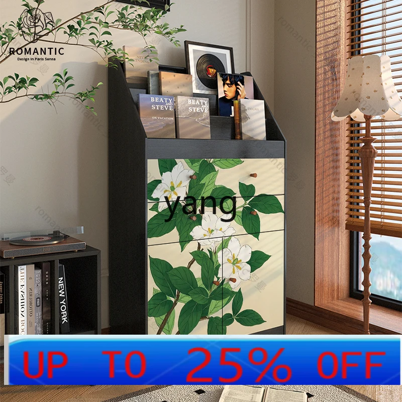 

Lmm solid wood bookcase bedroom bedside storage decorative cabinet living room integrated against the wall