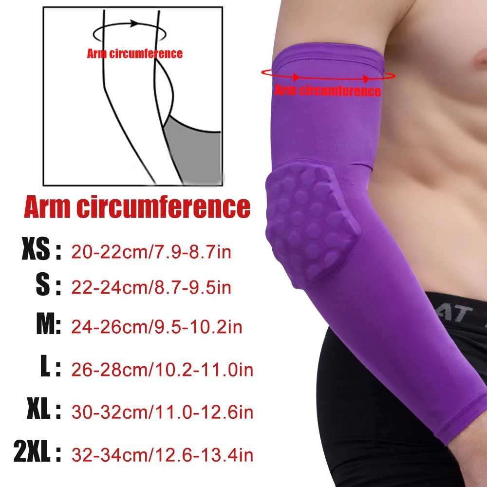 1pc arm sleeve armband elbow support Basketball Arm Sleeve Breathable Football Safety Sport Elbow Pad brace protector