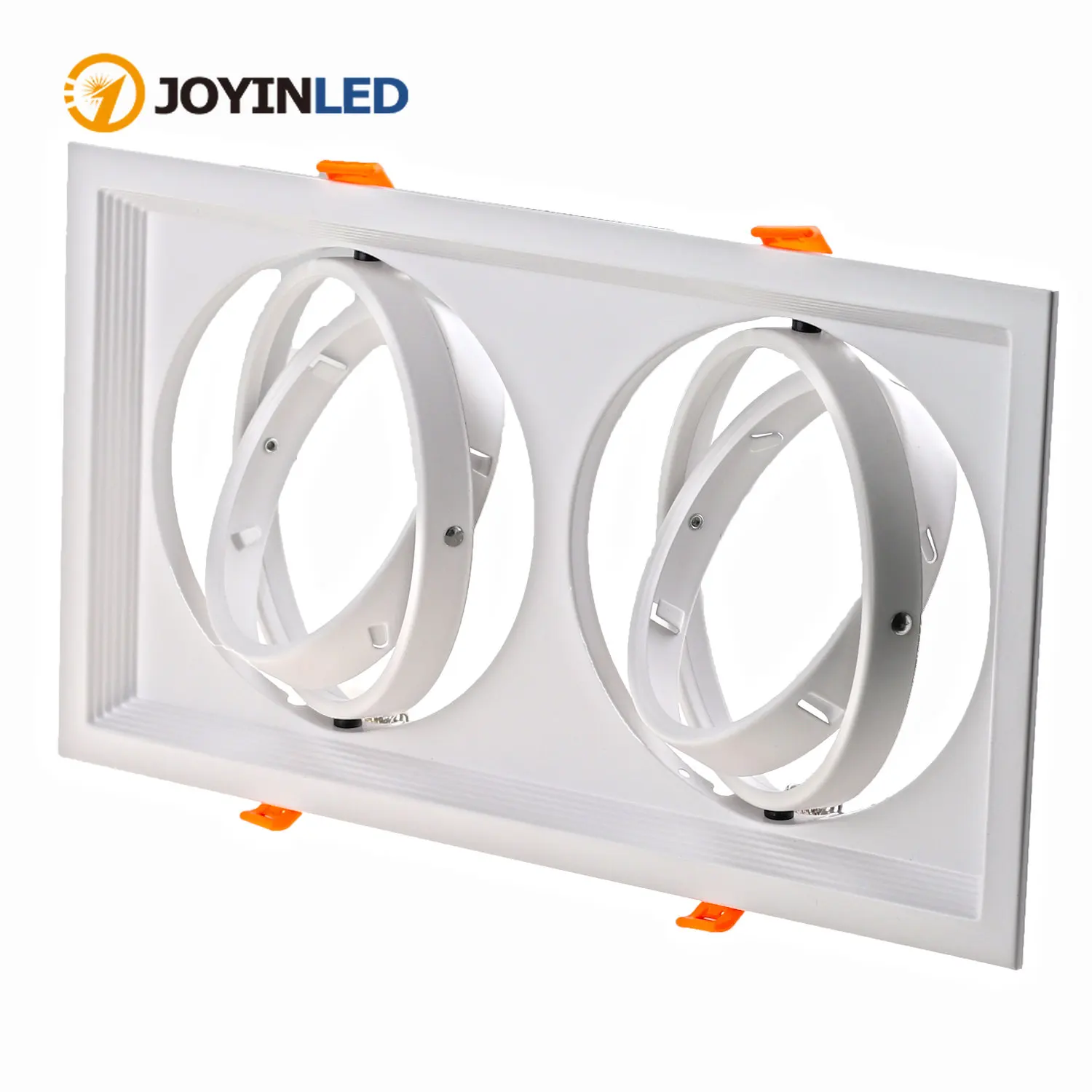 

Rotatable Downlight Embedded Spot Lights Ceiling Lamp AR111 Base Spot Lamps Holder Frame Bracket Fitting for Home Illumination