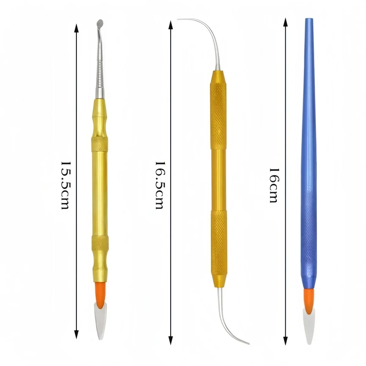 1x Dentist Sculpture Knife Plaster Model Engraving Knife Blade Resin Filler Spatula Double Ends Wax Carving Tools