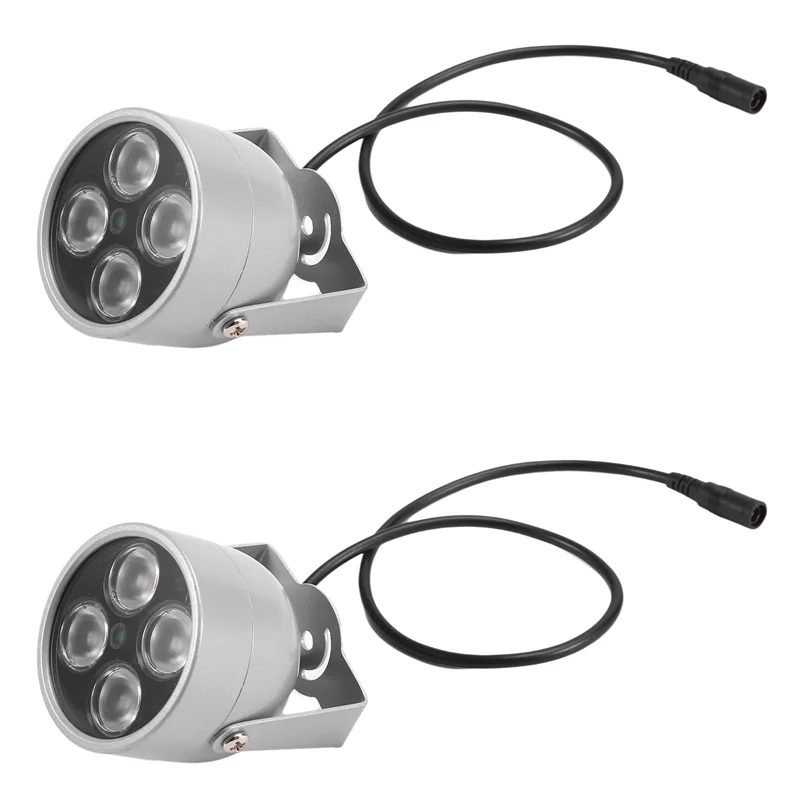 

[AAAE 2026] 2X4 ИК-светодиодный водонепроницаемый ИК-осветитель ночного видения, дополнительный ИК-подсветка DC 12V для камер видеонаблюдения