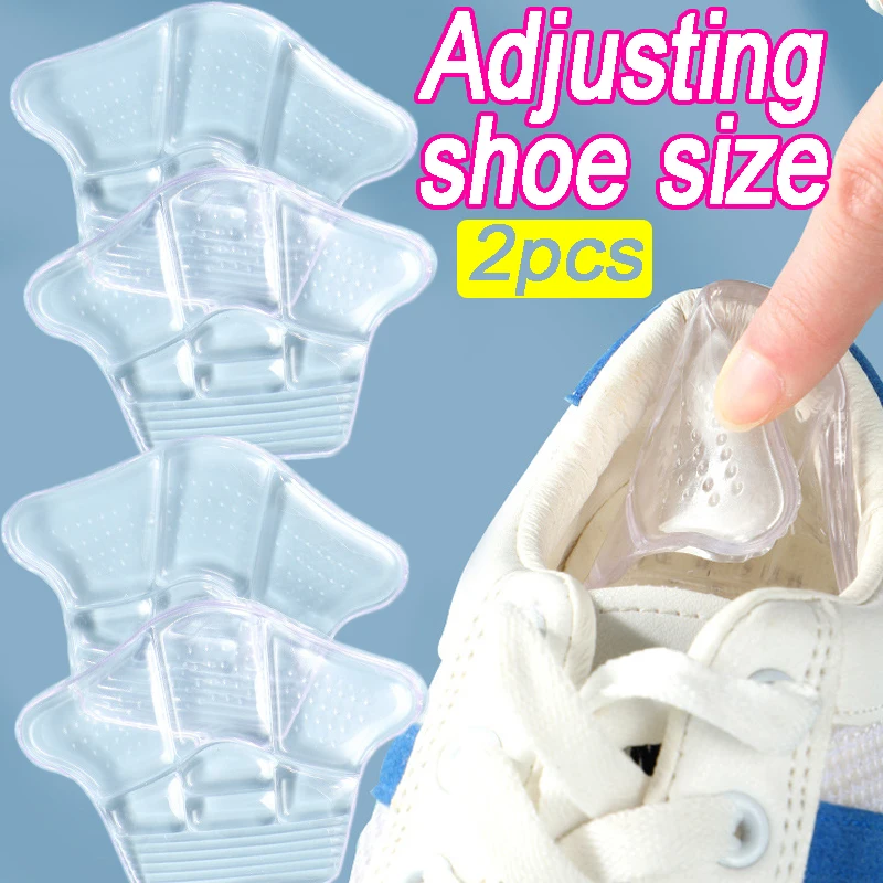 Crown Clear Silicone Heel Stickers Heels Grips Women Men Anti Slip Heel Cushions Non-Slip Inserts Pads Foot Heel Care Protector