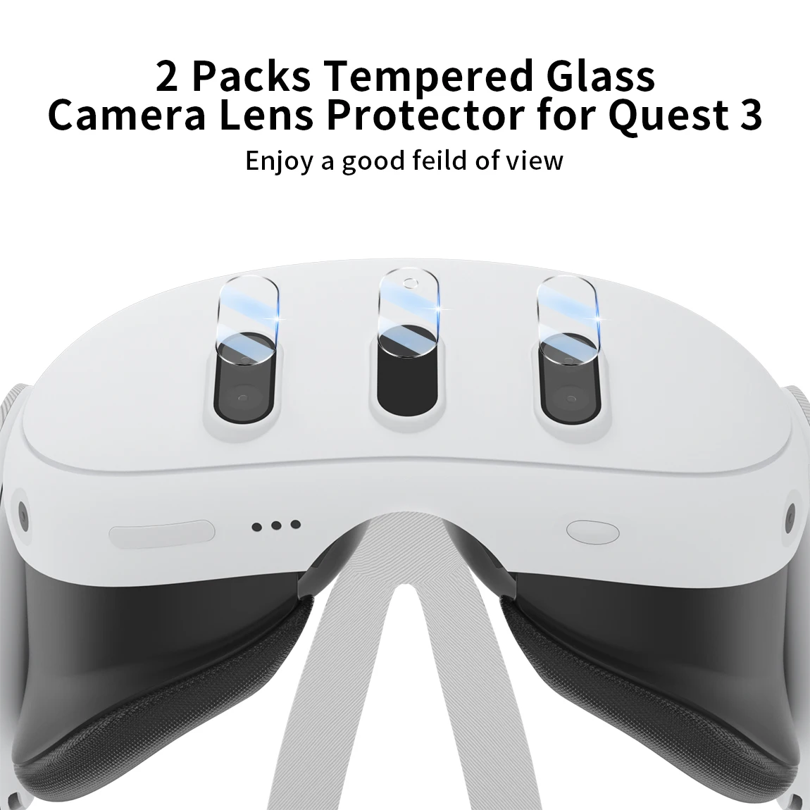 Camera Lens Protector for Meta Quest 3 Lens Tempered Glass for Meta Quest3 Camera Anti-Scratch Protection Film Accessories