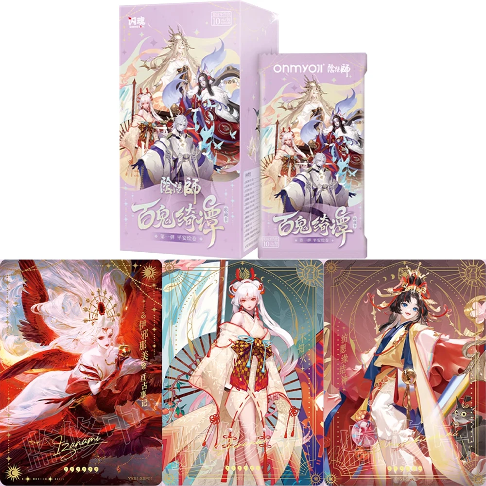 

Подлинная карта Onmyoji Hundred Ghosts Night Walk, серия Heian Picture Scroll God Calls, коллекция игр, карты, игрушки, подарки