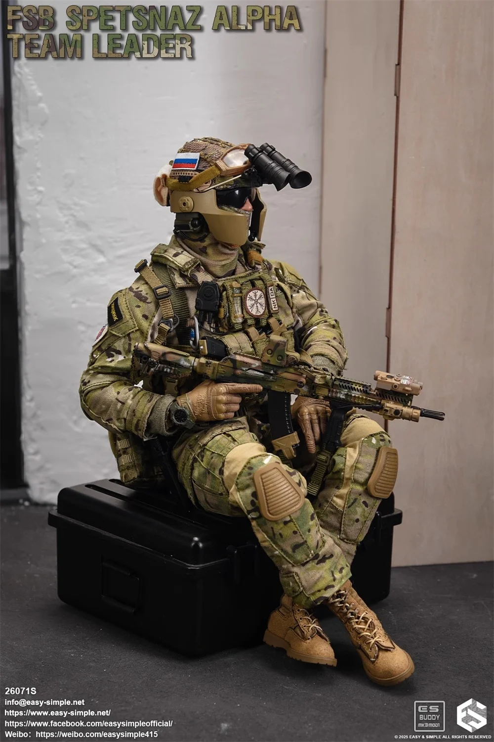 

Limited Version 1/6 ES 26071S FSB The Russian Action Figure Soldier Doll Full Set Moveable Action Figure About 12" Doll Gift