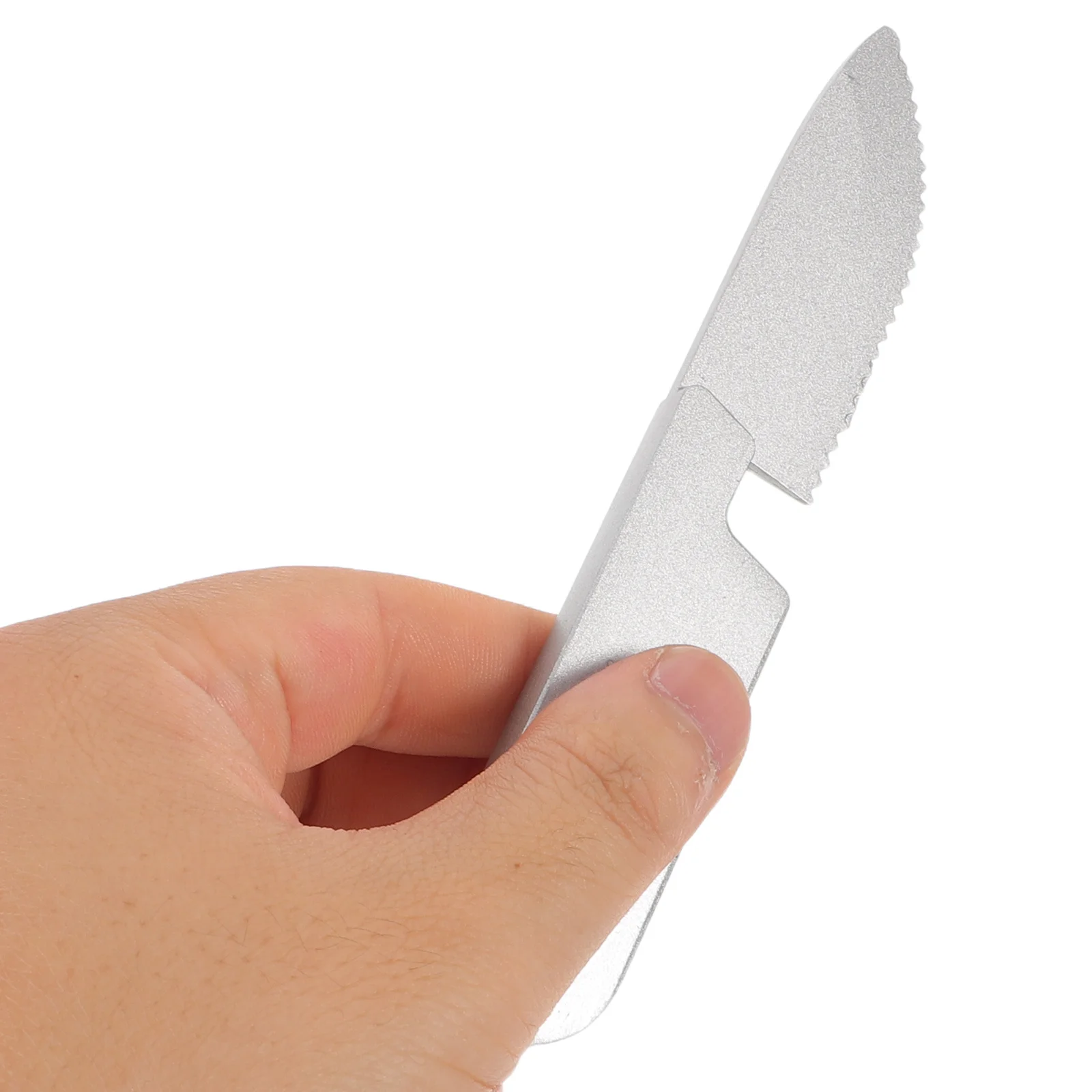 

Compact Reusable Camping Cutlery 2 in 1 Knife Fork Set Non Slip Handle Easy Clean Outdoor Tableware for Backpacking Picnic