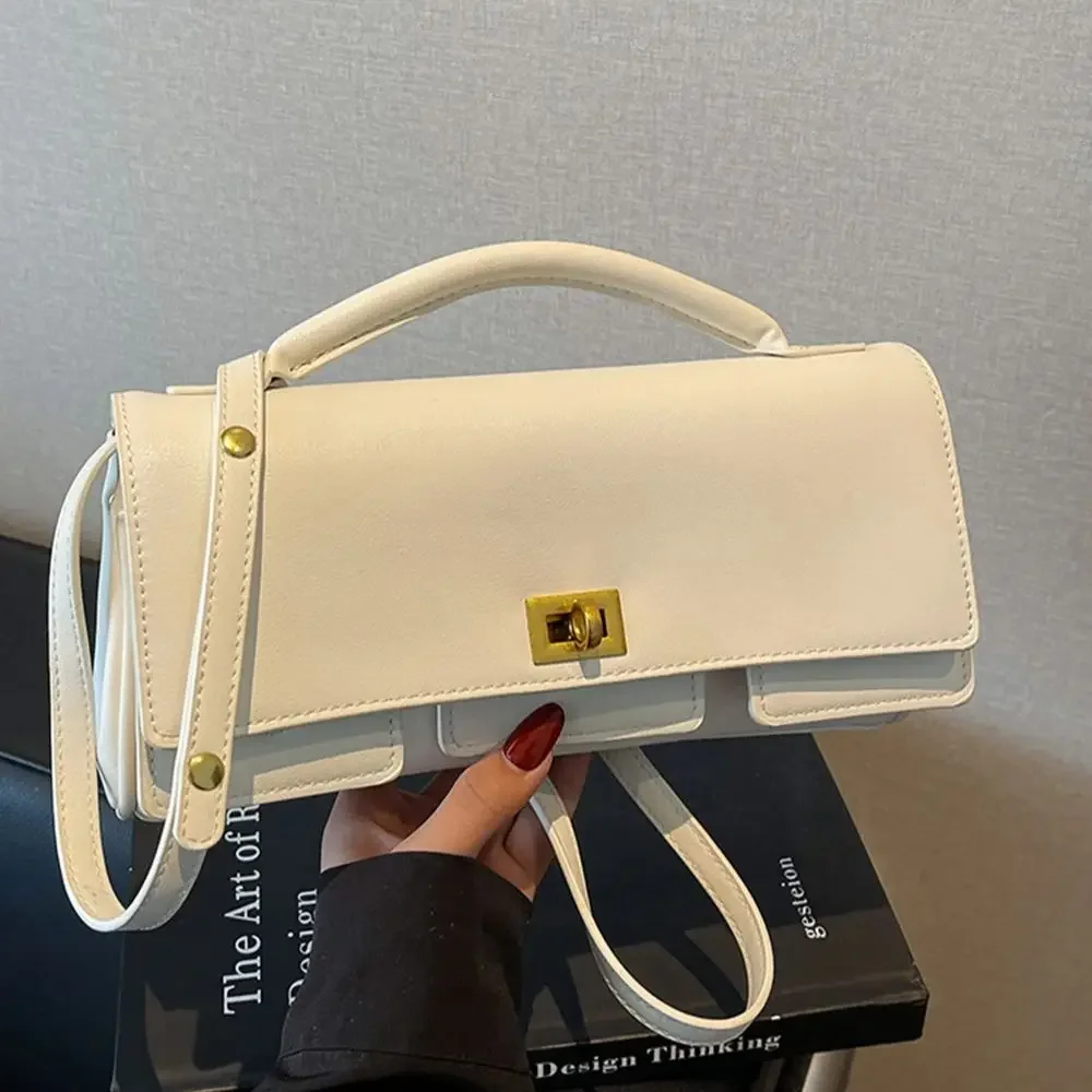 

Advanced Commuter Handbag for Women 2025 New Fashionable Multi Pocket Postman Bag Summer Texture PU Leather Crossbody Bag