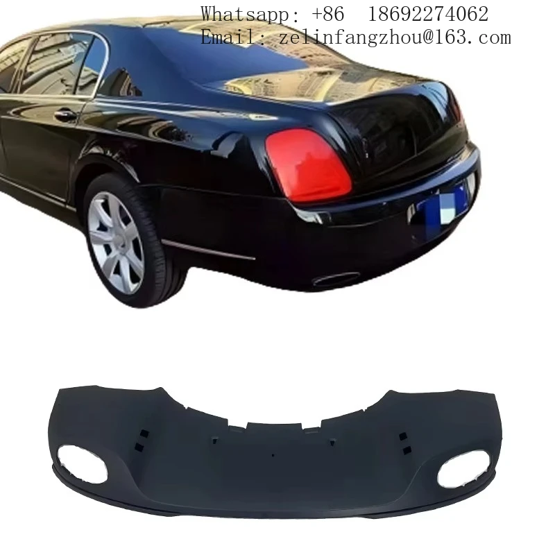 

OEM 3W5807433 3W5807433A Rear Spoiler with Big Hole Rear Lip Big Hole Rear Diffuser for Bentley Flying Spur 20109 2010 2011 2012