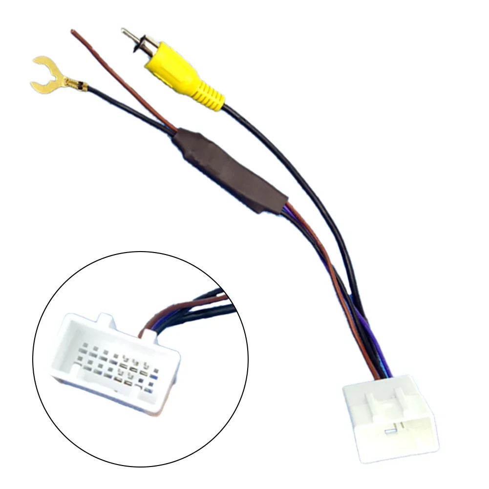 Car Installation 16Pin Car Camera Cable Installation Wear-resistant Material Back Of Radio Non-deformed Structure