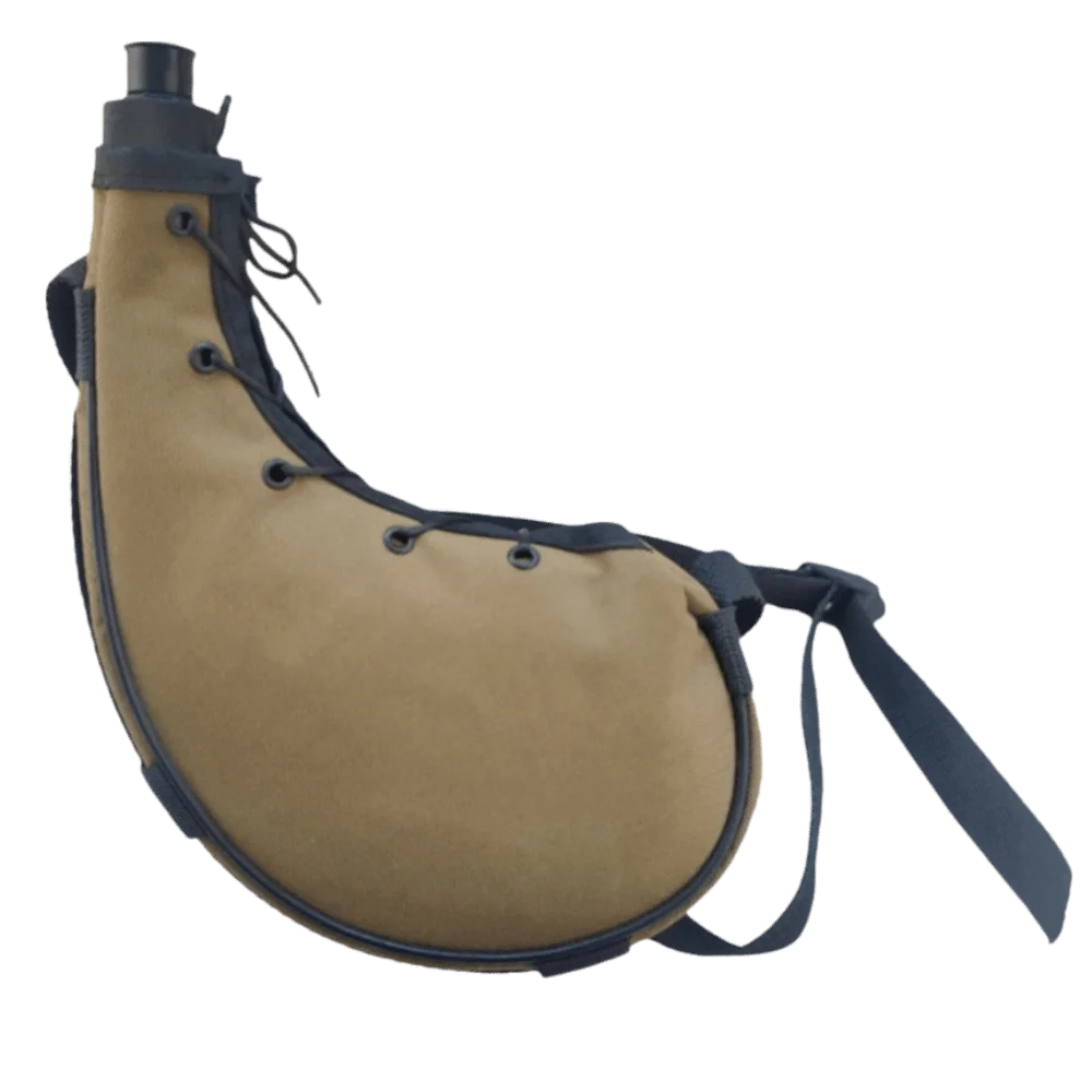 

Training Leak-Proof Water Bottle Oval-Shaped Oxford Cloth Water Kettle Portable Desert Pot Travel Backpacking