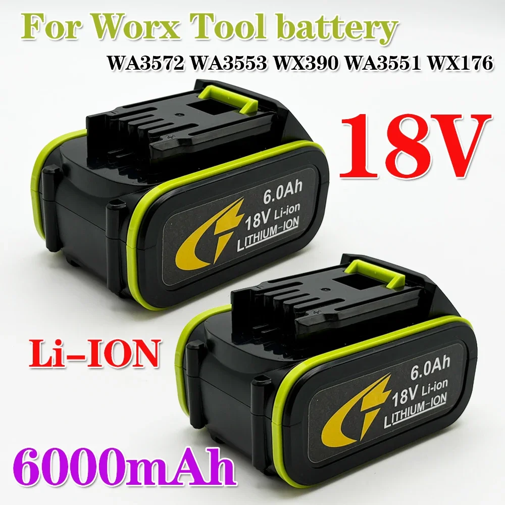 100% original Worx WA3553 10V 6.0Ah battery cordless power tool backup battery WA3551 WA3553 WA3641 WX373 WX390 battery