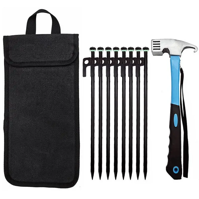 

Гвозди для палатки для кемпинга 30 см, Пляжная палатка, якоря, ветрозащитные с молотковыми стойками для безопасного кемпинга, снаряжение, аксессуары для пешего туризма