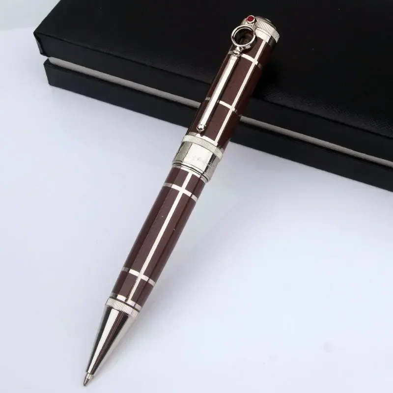 أعلى جودة كلاسيك آرثر عدسة مكبرة تصميم دائري قلم حبر رولربال قلم حبر جاف ترقية هدايا ترويجية صغيرة