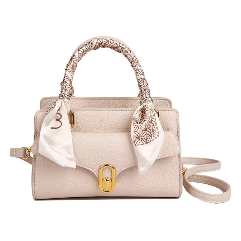 Luxe merk handtas voor dames, lederen schoudertas, crossbody messengertas met voering