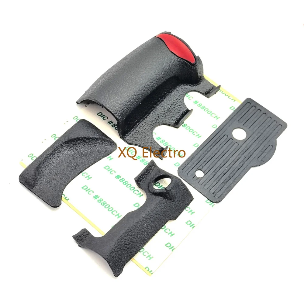 新しい-4-個のバディラバーカバーレザー-グリップ-左側-親指-下部--粘着テープ、ニコン-d200-用、富士フイルム-s5-交換用