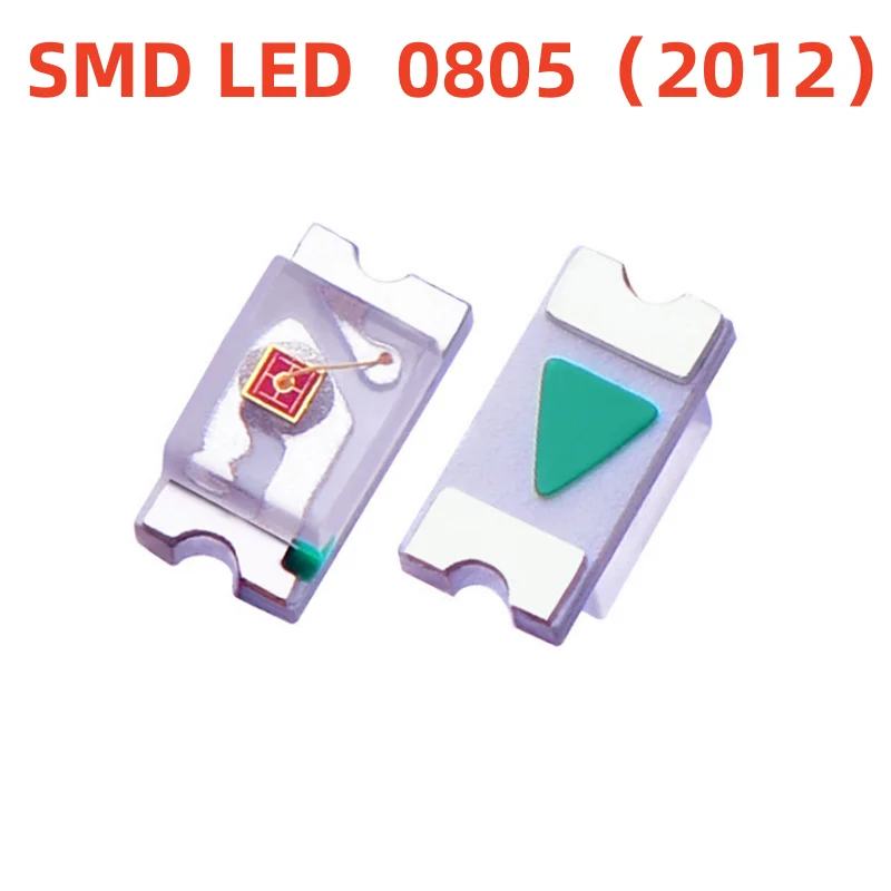 500Pcs 0805 LED Red Green Blue Yellow Pink White Orange Ice Blue UV SMD LED Light 2012 Light-emitting Diode High Bright Quality