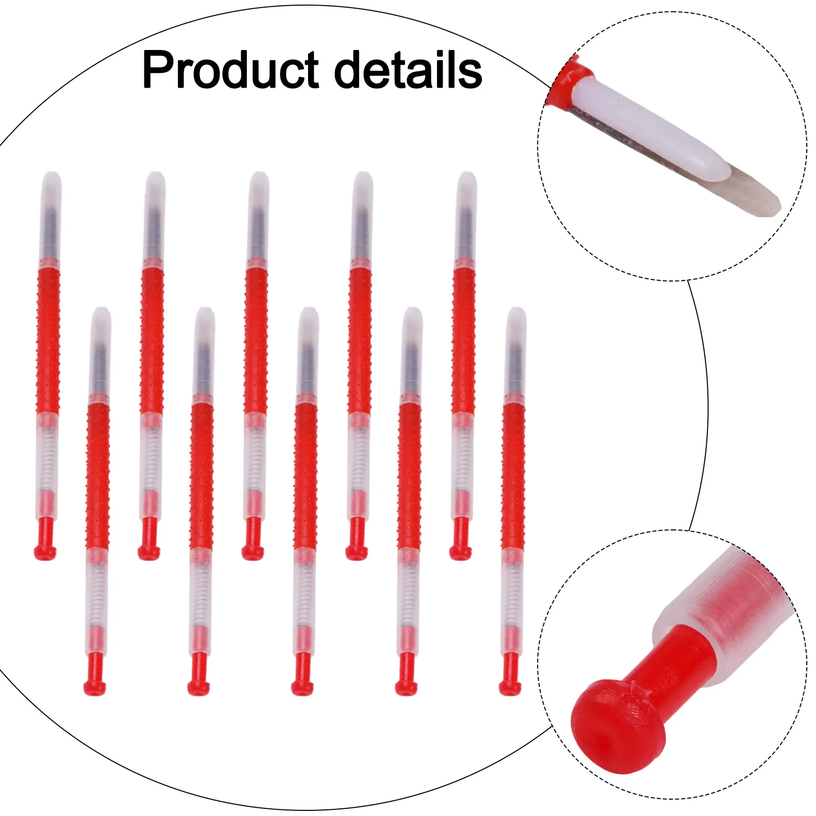 Bee For Queen Rearing Tools 10PCS with Spring Plunger and Flexible Reed for Grafting Bee Larvae in For Beekeeping Applications