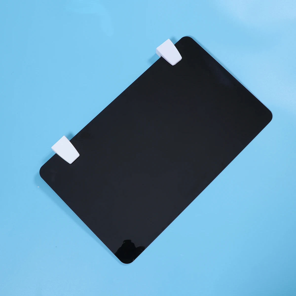 

Acrylic Desk Divider Black Desktop Baffle Premium Partition Office Test Board Easy Install Practical Hardware