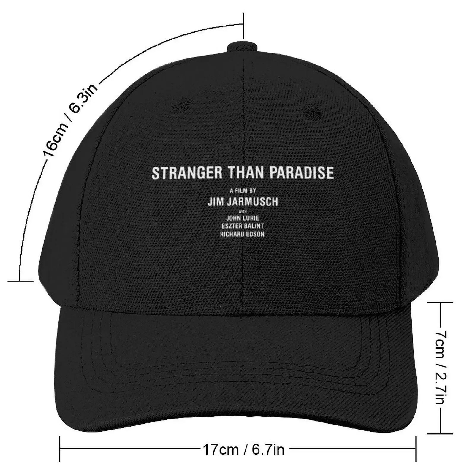 Stranger Than Paradise Baseball Cap Hat Beach New In The Hat Dropshipping Wild Ball Hat Mens Caps Women's